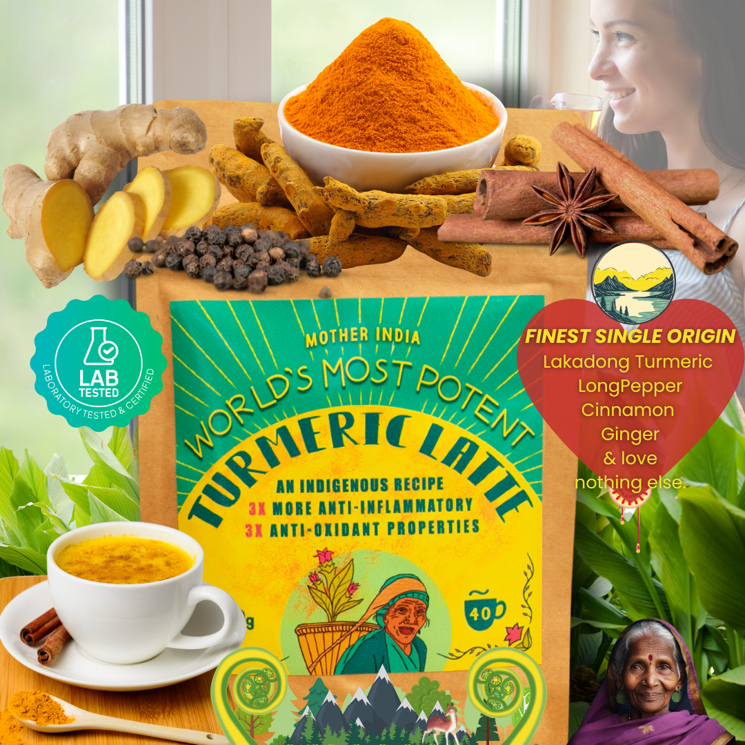 World's MOST Potent Turmeric Latte Mix |